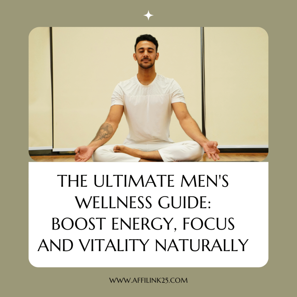 The Ultimate Men's Wellness Guide: boost energy, focus, and vitality